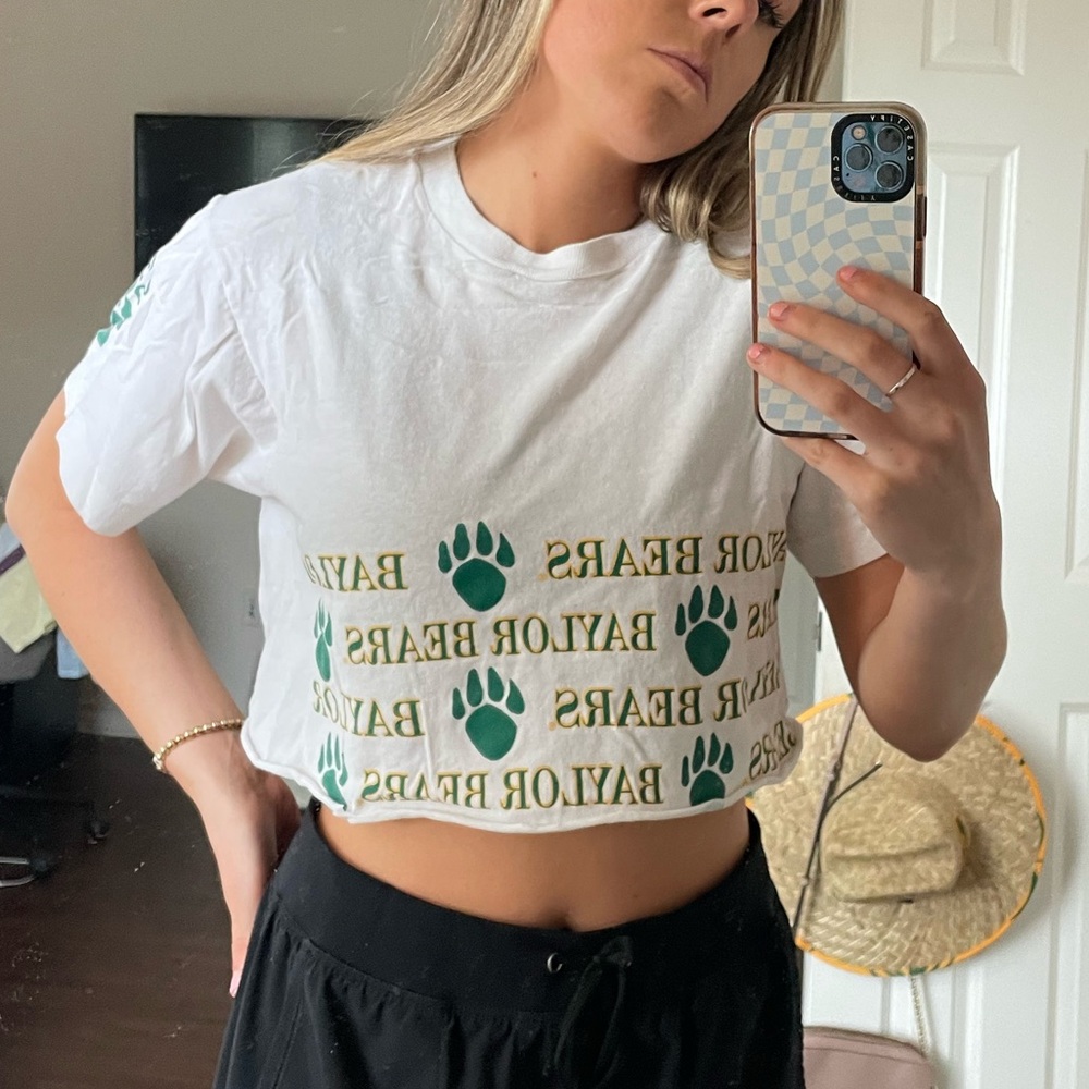 Vintage Baylor Bears Crop Top